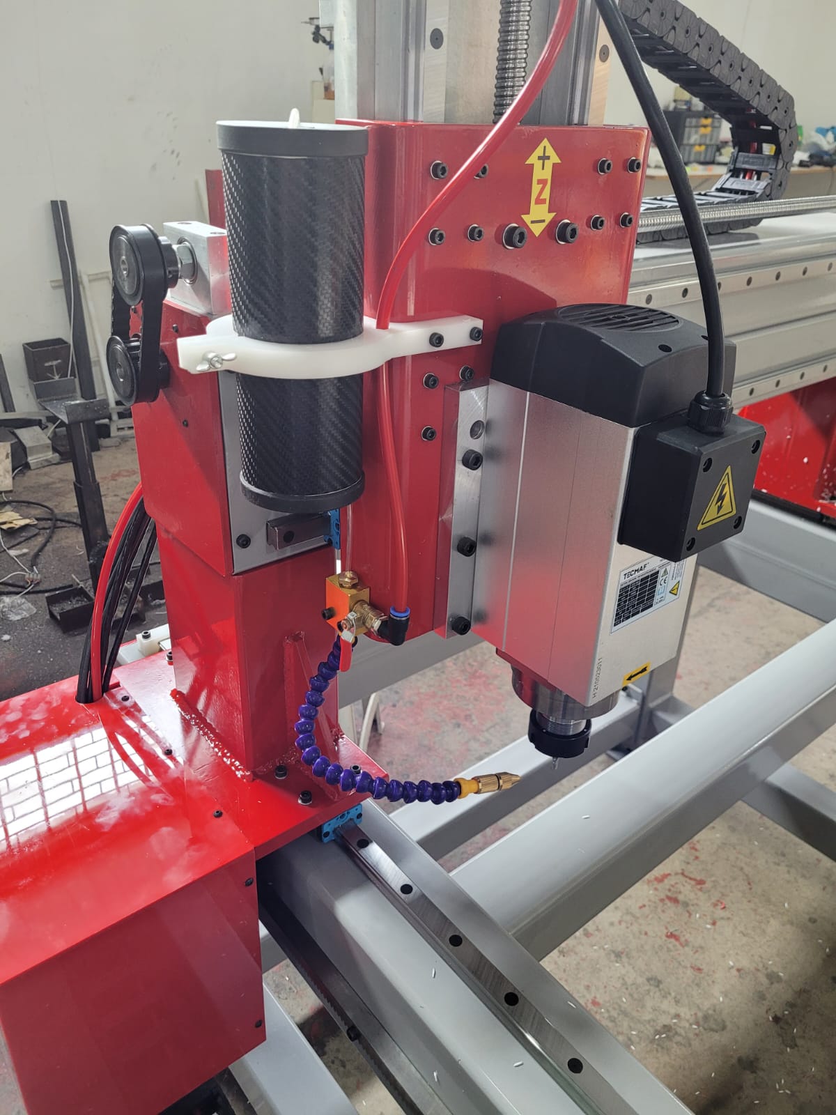 Máquina Metallab em ação