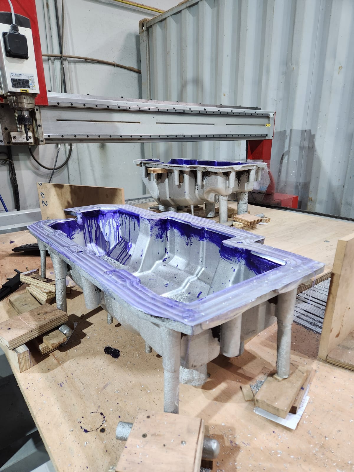 Máquina Metallab em ação