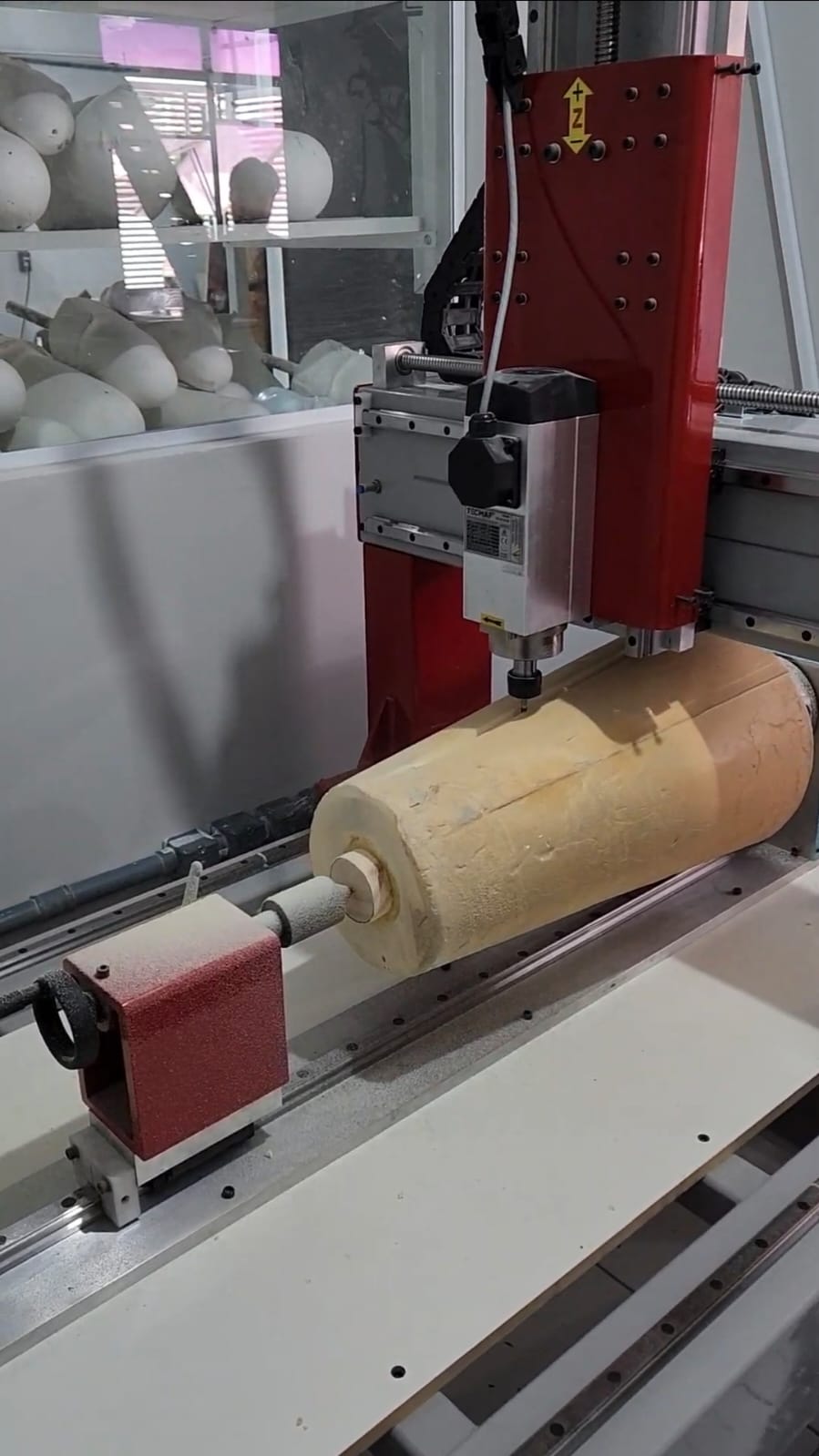 Máquina Metallab em ação