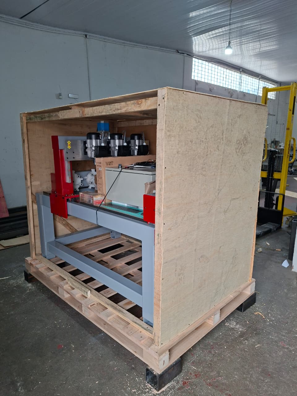 Máquina Metallab em ação